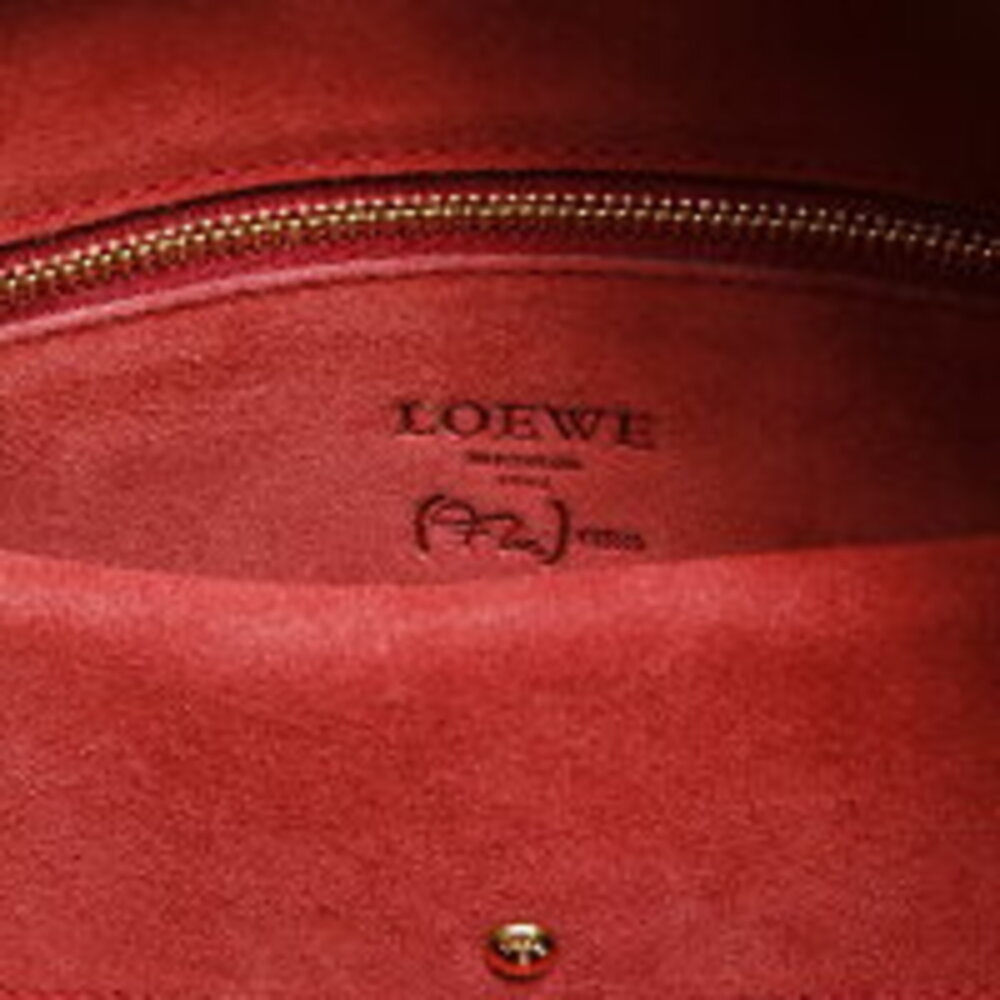 LOEWE Oro Amazona Anagram Handbag Brown - Picture 11 of 13